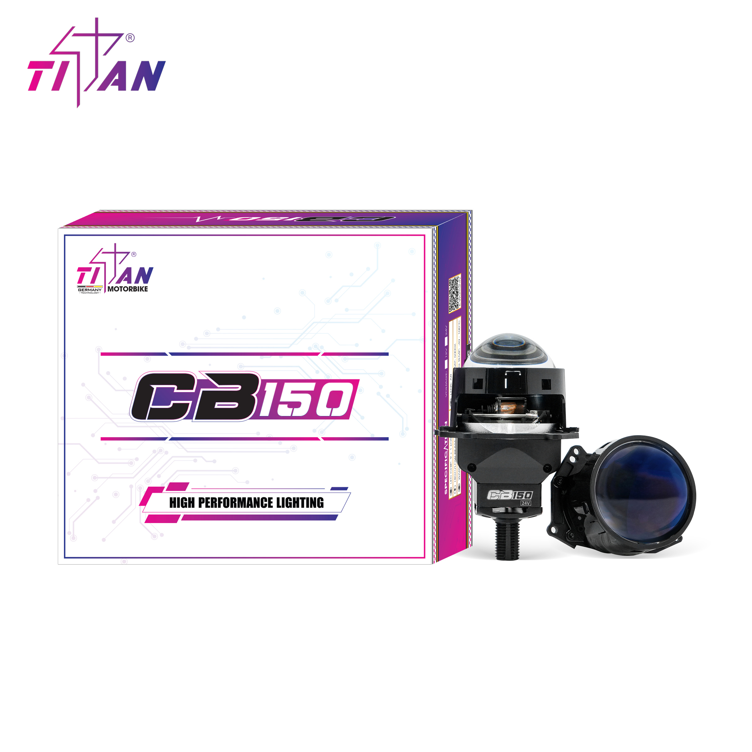 BI LED TITAN CB150 - 24V BI LED TITAN CB150 - 24V