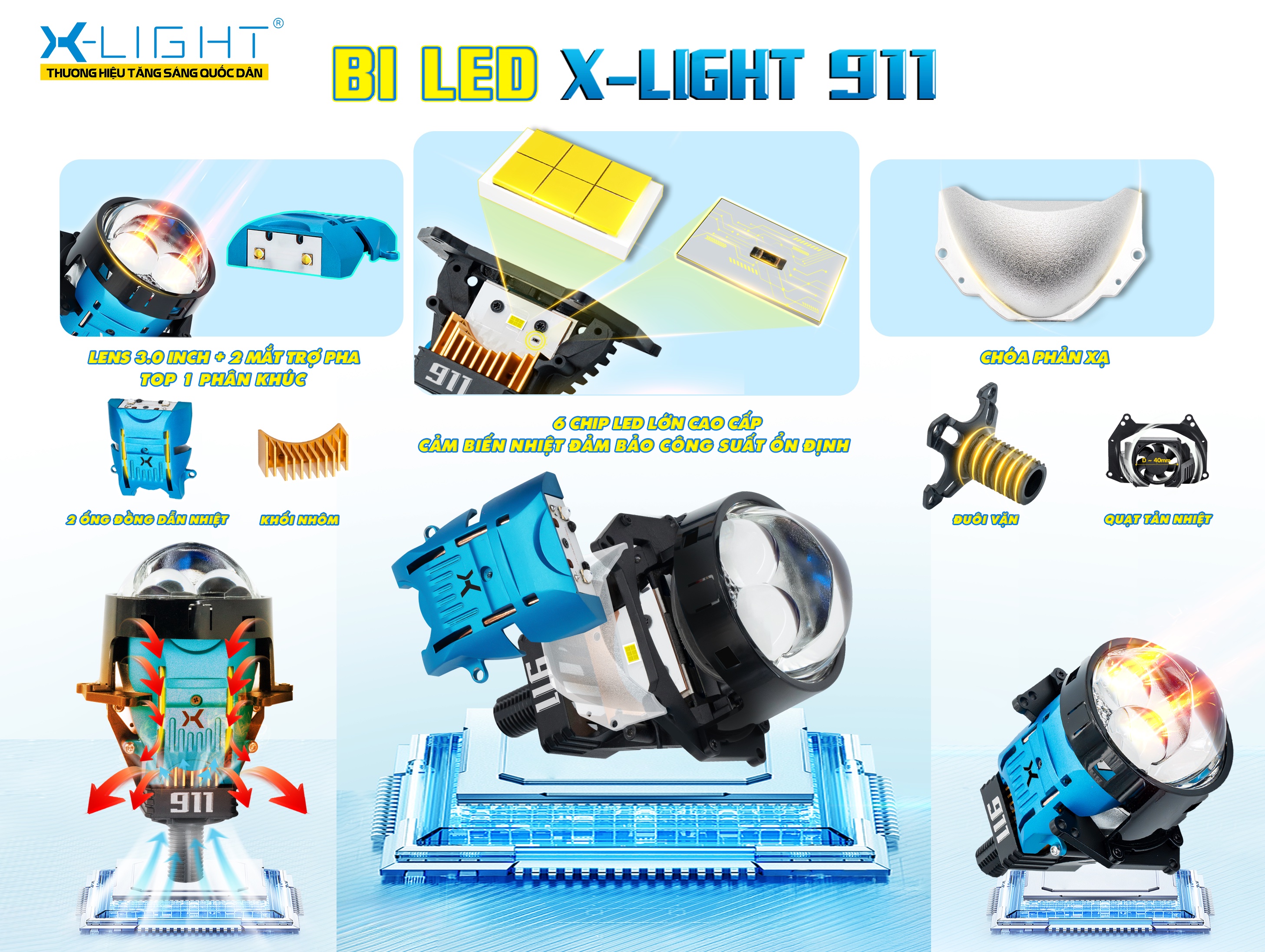 BI LED X-LIGHT 911 BI LED X-LIGHT 911