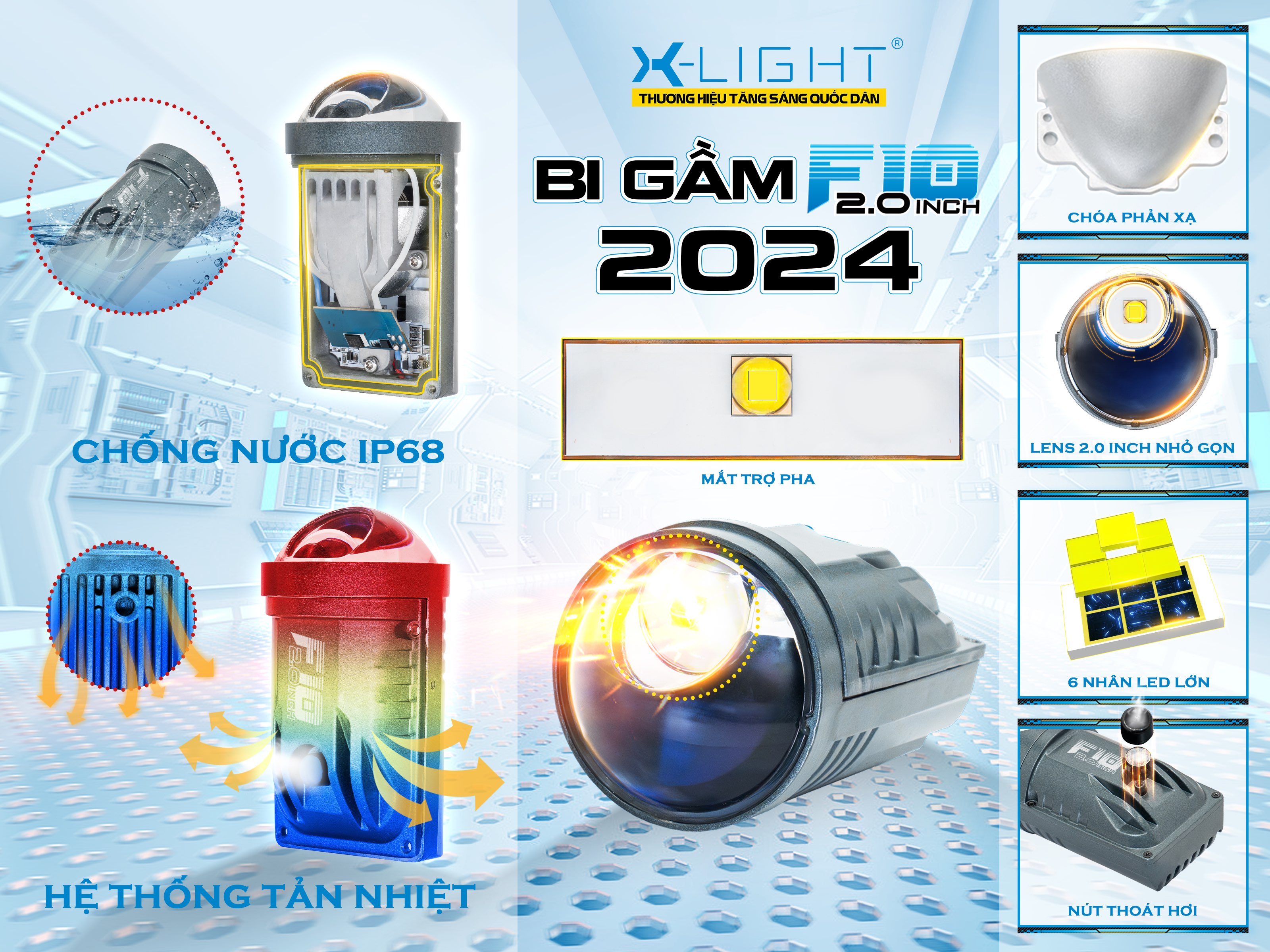 BI GẦM X-LIGHT F10 2.0 2024 BI GẦM X-LIGHT F10 2.0 2024